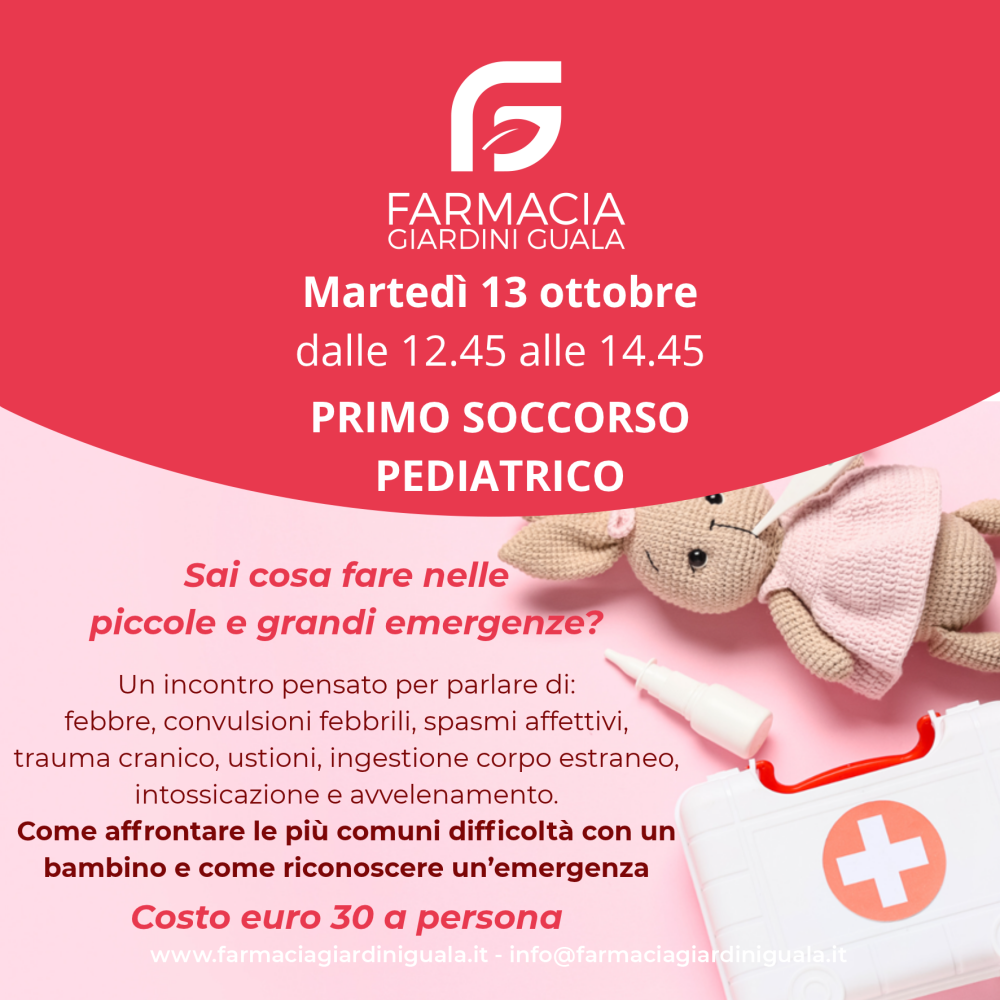 PRIMO SOCCORSO PEDIATRICO