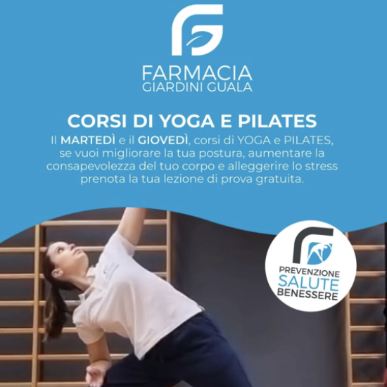 Corsi di YOGA e PILATES